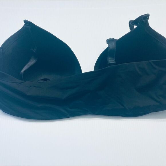 Torrid Curve Perfect T-Shirt‎ Front-Close Lightly Lined Bra Size 46DD 46E Black - Picture 4 of 7
